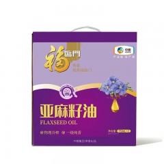 福临门亚麻籽油750ml*2(礼盒装)